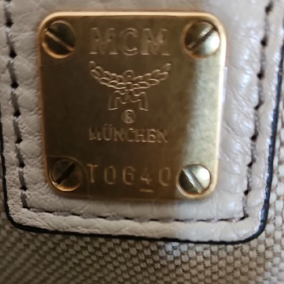 Elegant Beige MCM Handbag